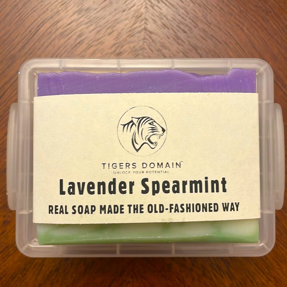 Handmade Lavender Spearmint Soap
